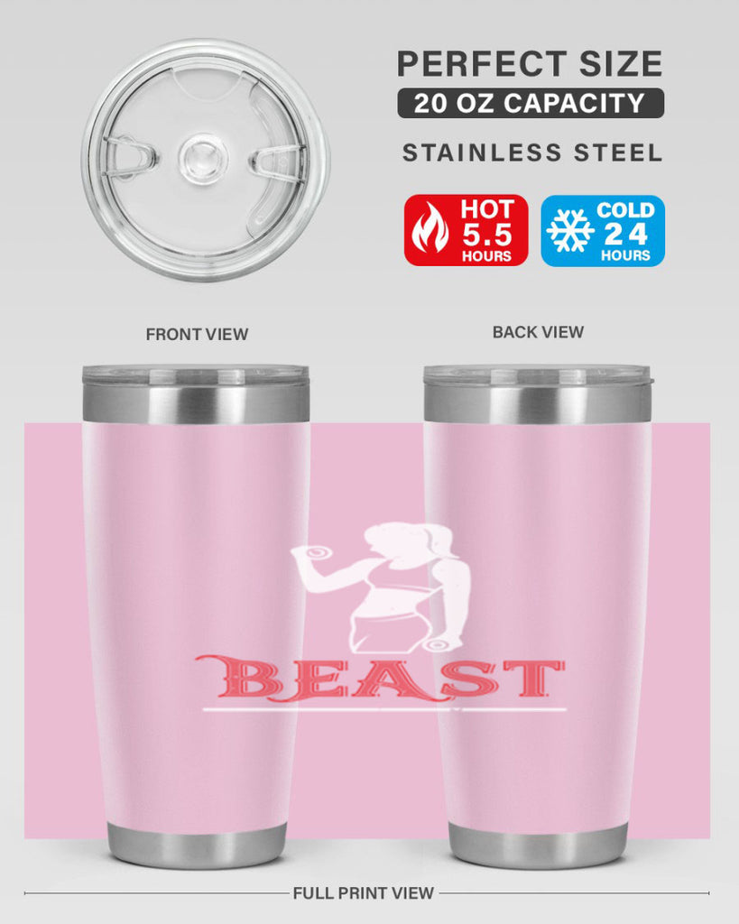 beast 102#- gym- Tumbler