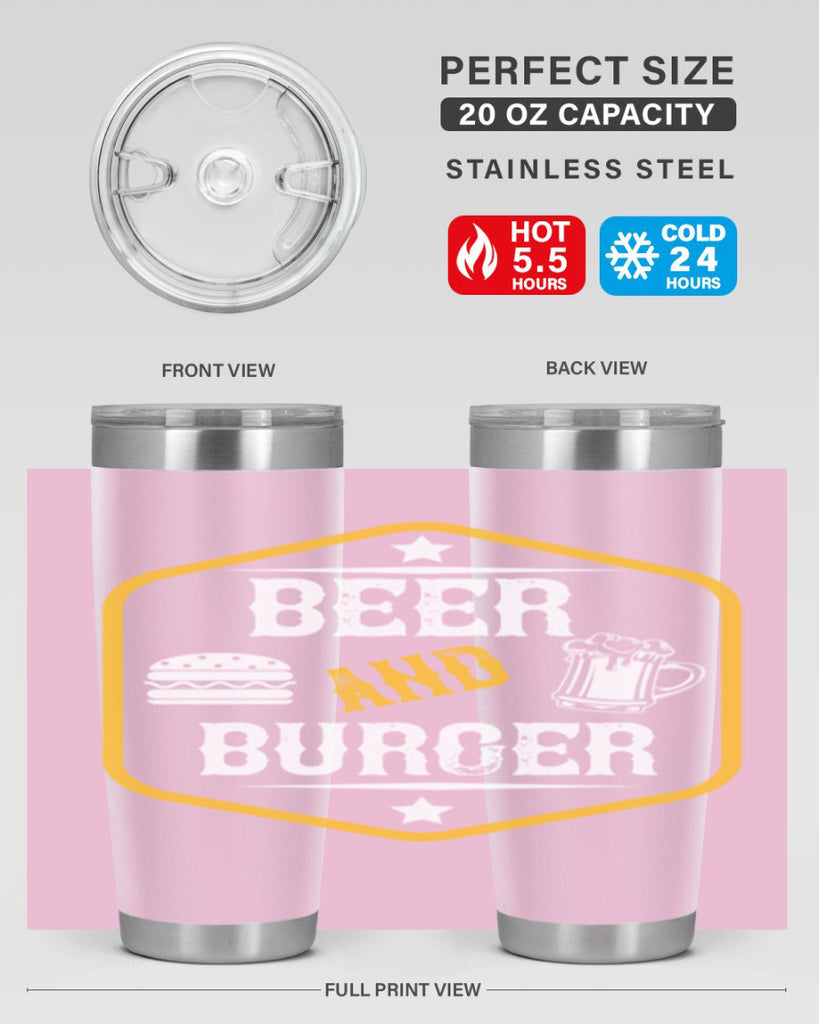 beer and burger 111#- beer- Tumbler