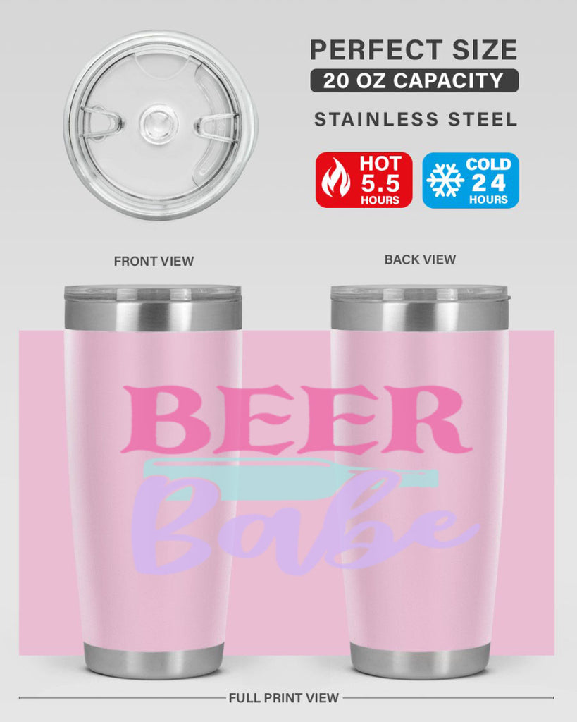 beer babe 135#- beer- Tumbler