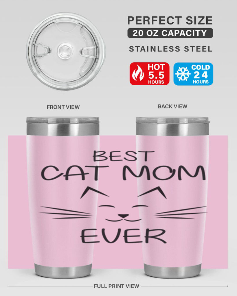 best cat mom ever 210#- mom- Tumbler