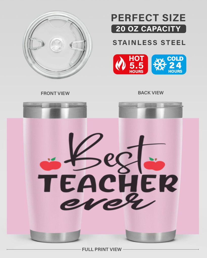 best teacher ever Style 188#- teacher- tumbler