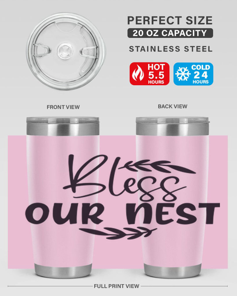 bless our nest 85#- home- Tumbler