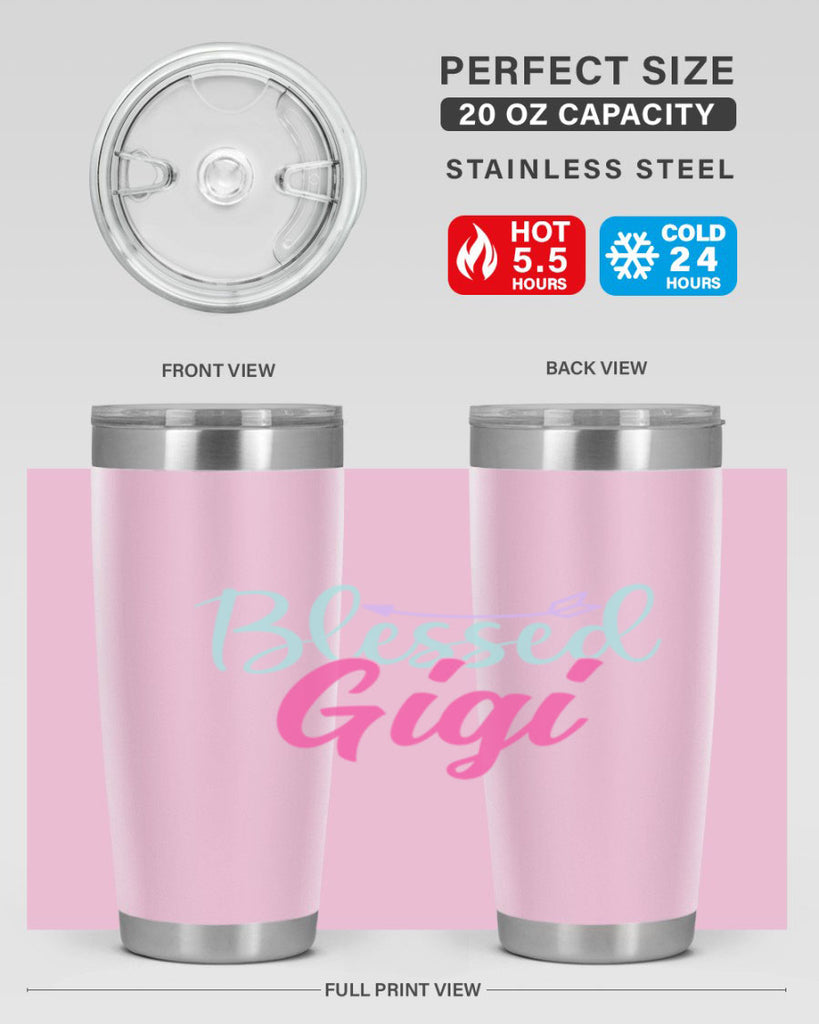 blessed gigi 65#- grandma - nana- Tumbler