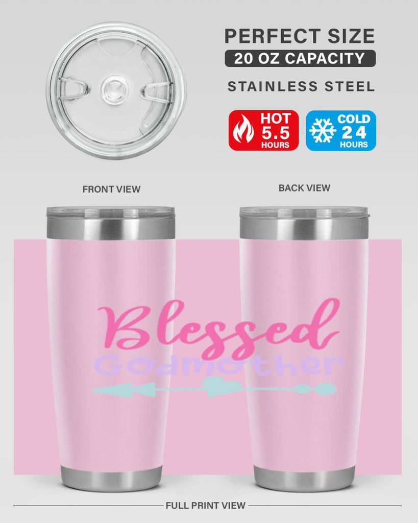 blessed godmother 2#- God Parent- Tumbler