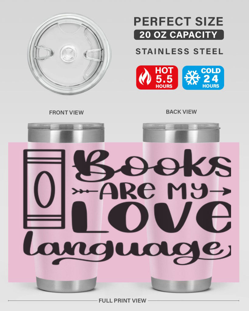 books are my love language 46#- reading- Tumbler