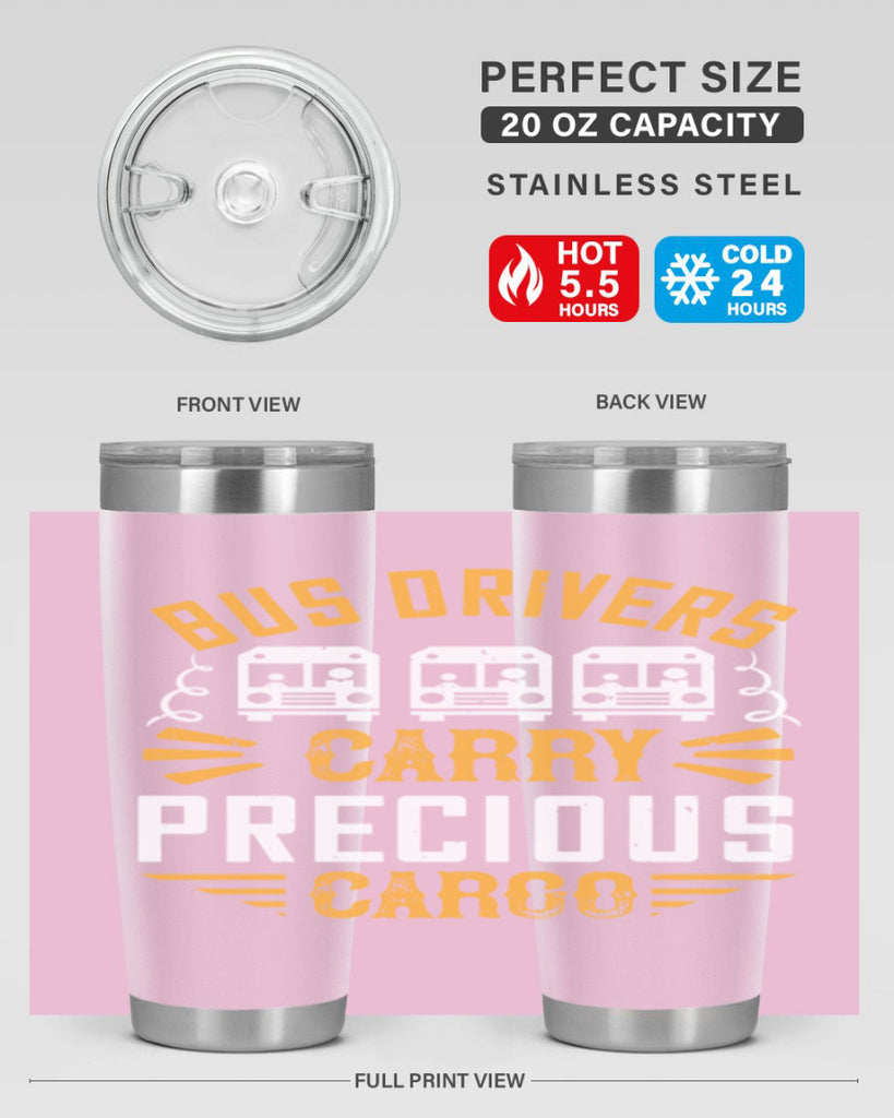 bus drivers carry precious cargo Style 39#- bus driver- tumbler