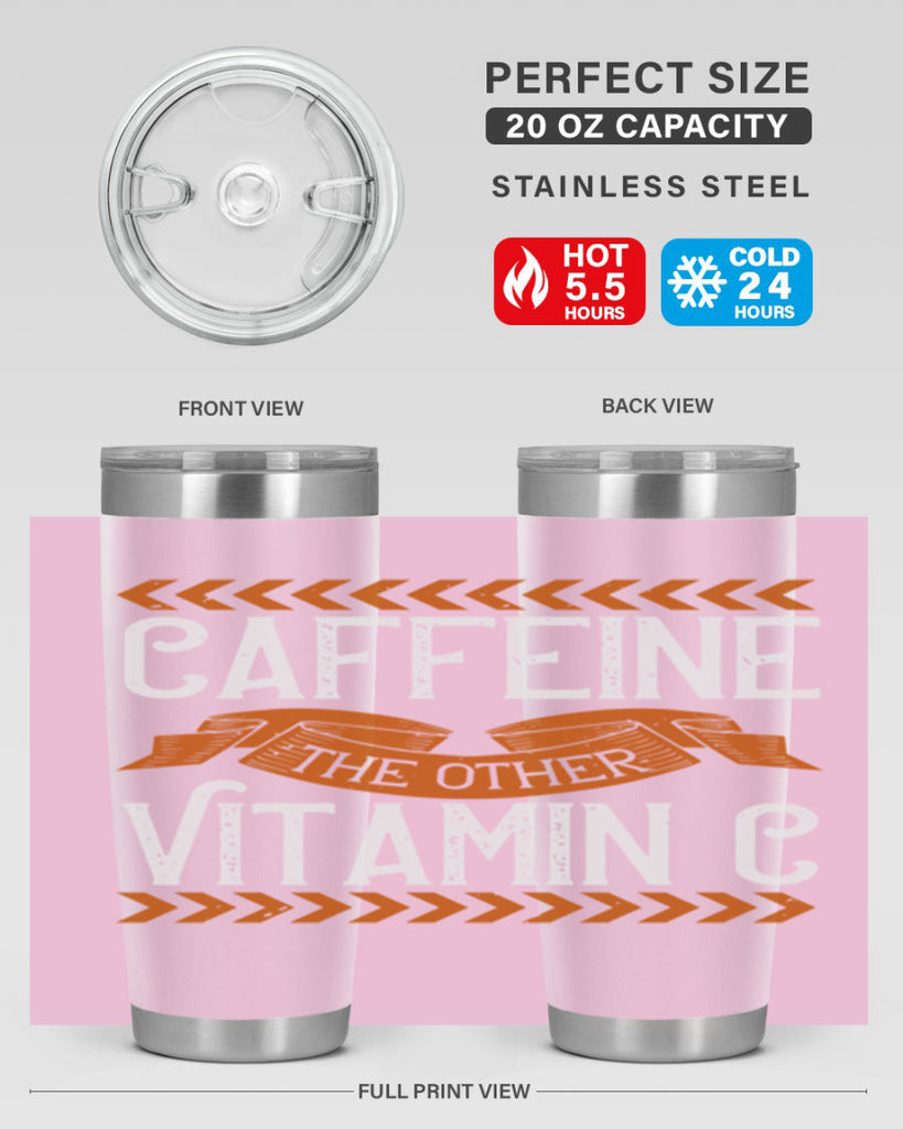 caffeinethe other vitamin c 195#- coffee- Tumbler