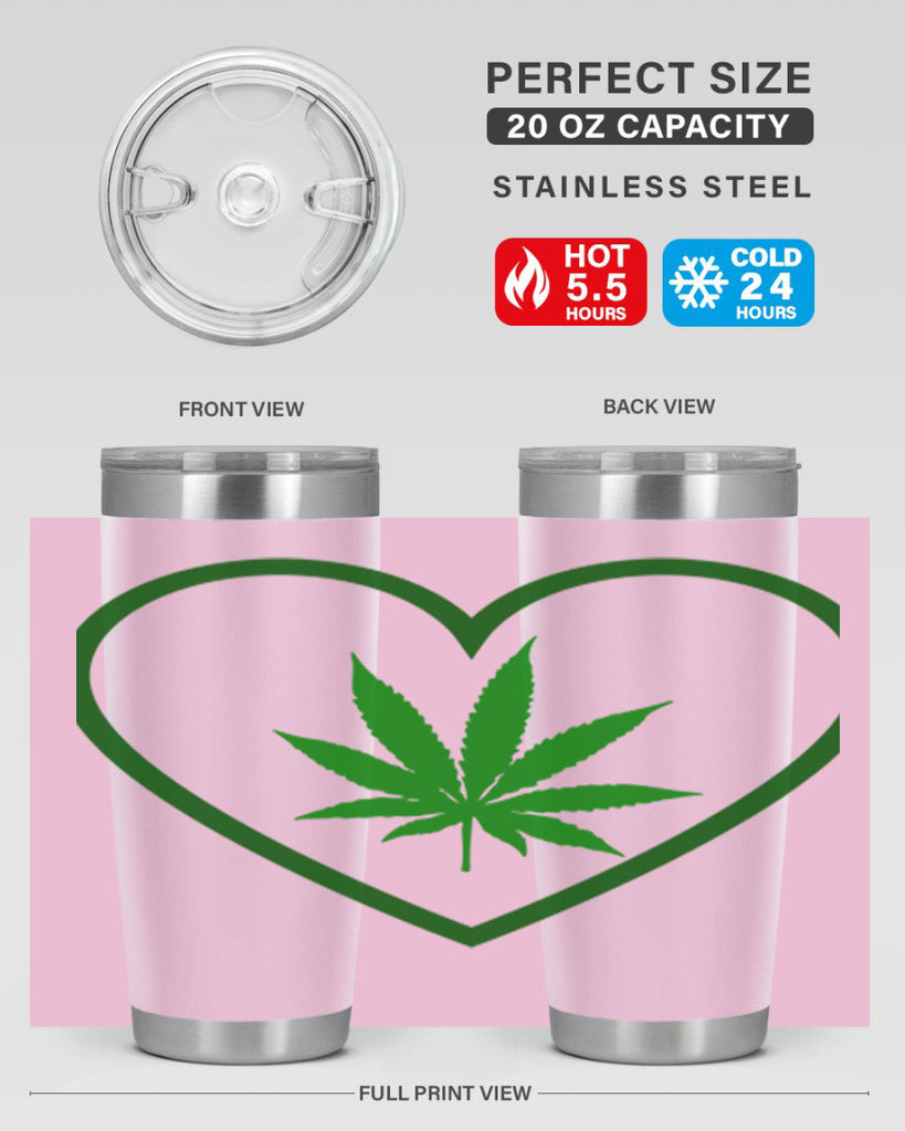 cannabis art 42#- marijuana- Tumbler