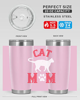 cat mom Style 35#- cat- Tumbler