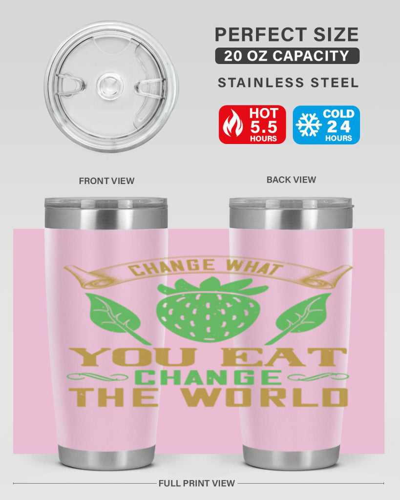 change what you eat change the world 146#- vegan- Tumbler