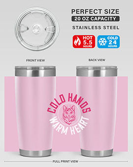 cold hands warm heart Style 42#- cat- Tumbler