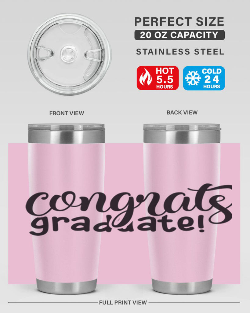 congrats graduate! 2#- graduation- Tumbler