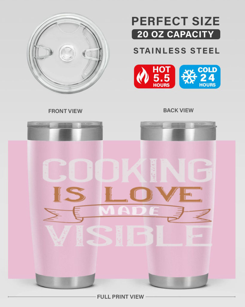 cooking is love made visible 43#- cooking- Tumbler