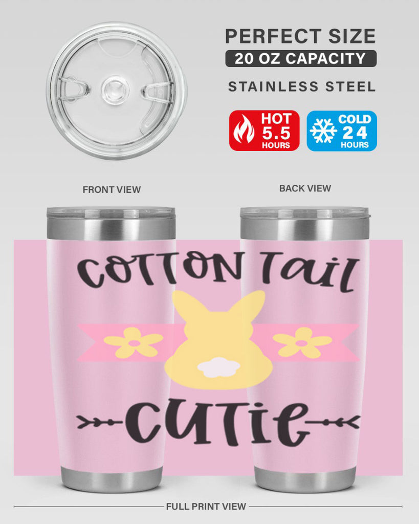 cotton tail cutie 63#- easter- Tumbler