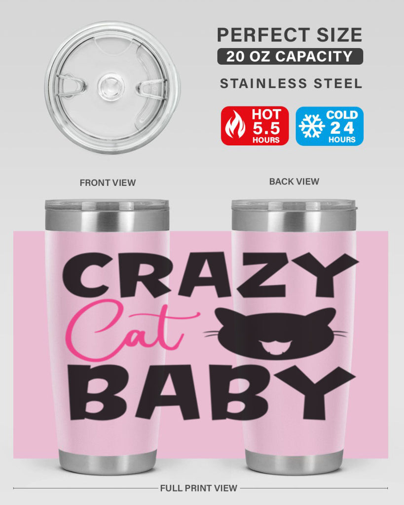 crazy cat baby Style 270#- baby- tumbler