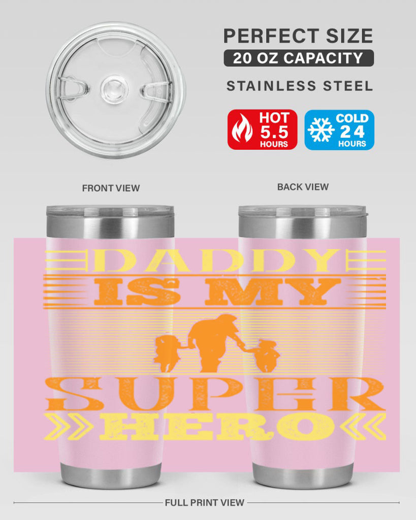 daddy is my super hero 241#- fathers day- Tumbler