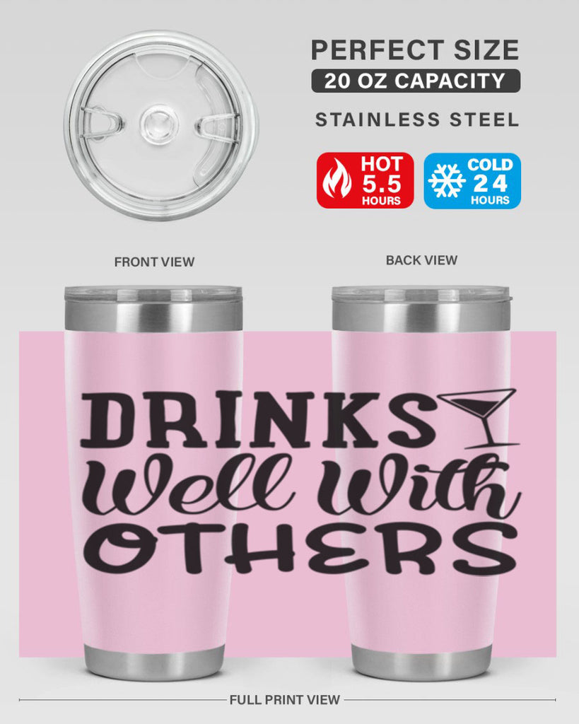 drinks well with others 128#- beer- Tumbler