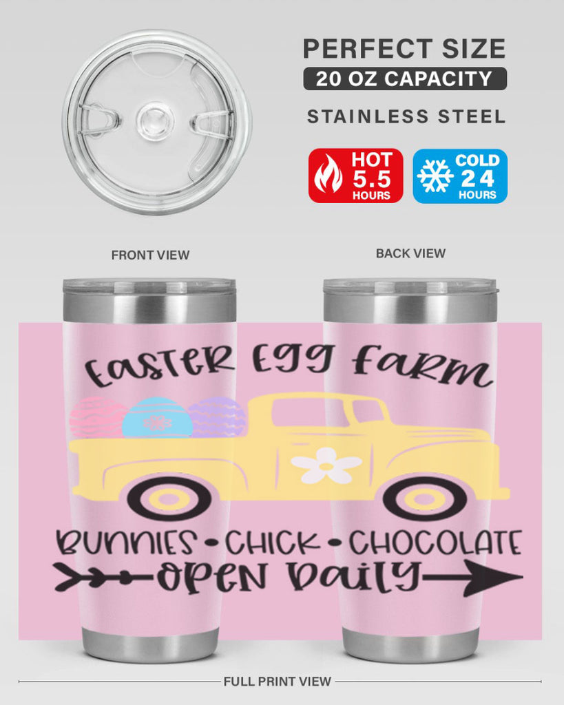 easter egg farm 58#- easter- Tumbler