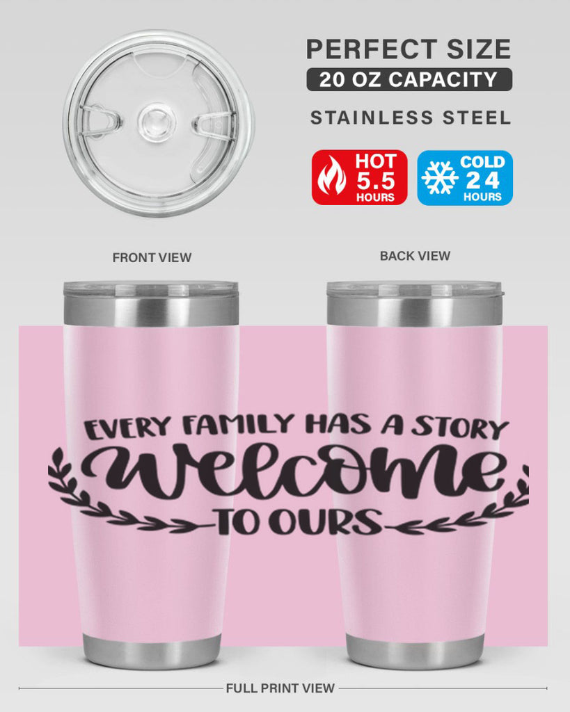 every family has a story welcome to ours 21#- home- Tumbler