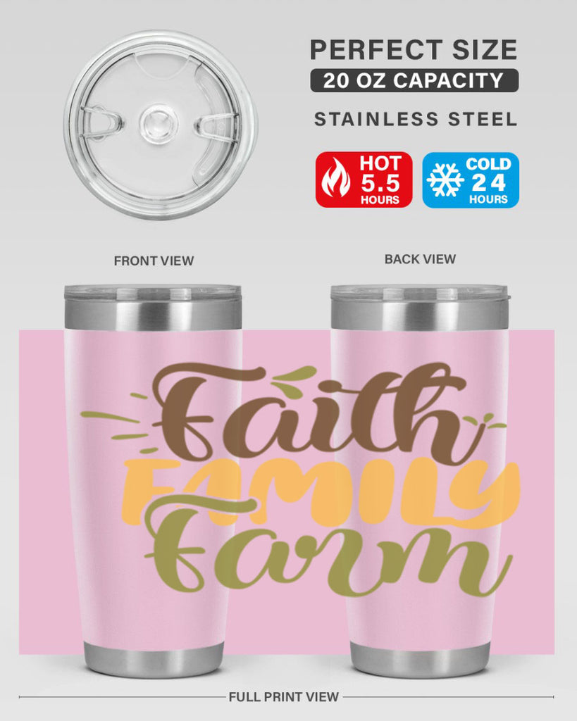 faith family farm 17#- farming and gardening- Tumbler