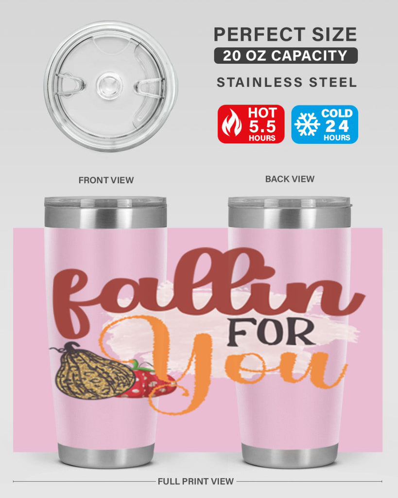fallin for you 167#- fall- Tumbler