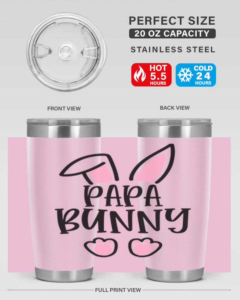 familypapa bunny 48#- easter- Tumbler