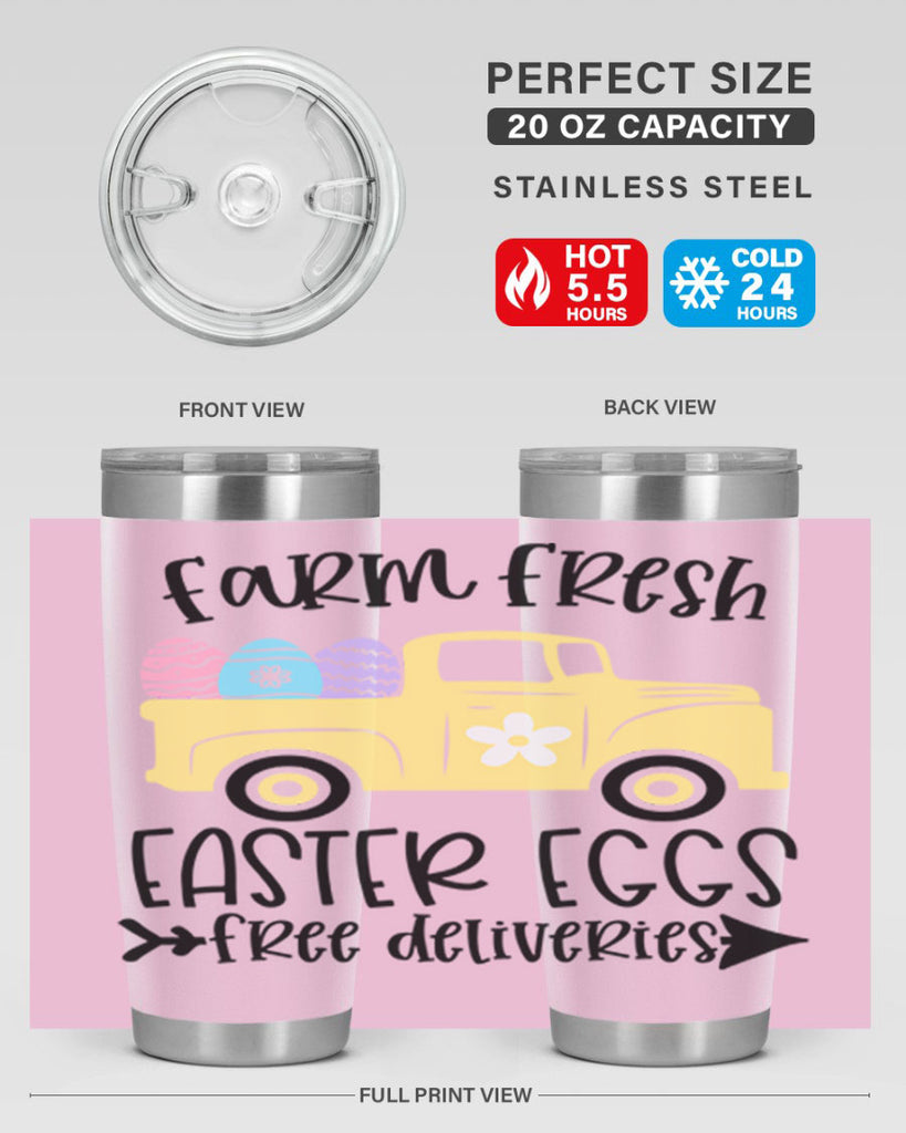 farm fresh easter eggs 46#- easter- Tumbler