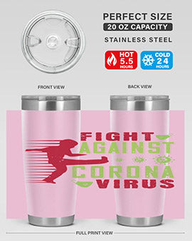 fight against corona virus Style 41#- corona virus- Cotton Tank