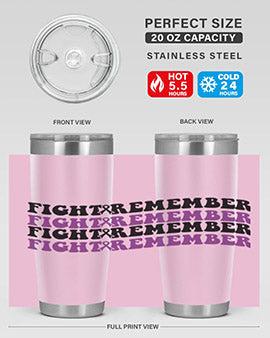 fight remember 142#- alzheimers- Tumbler