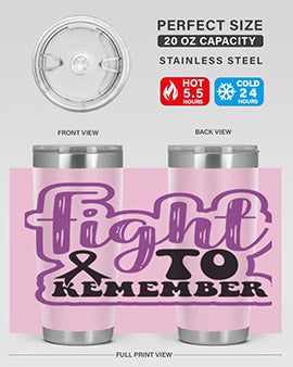 fight to remember 143#- alzheimers- Tumbler