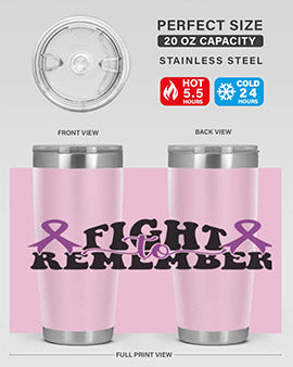 fight to remember 144#- alzheimers- Tumbler