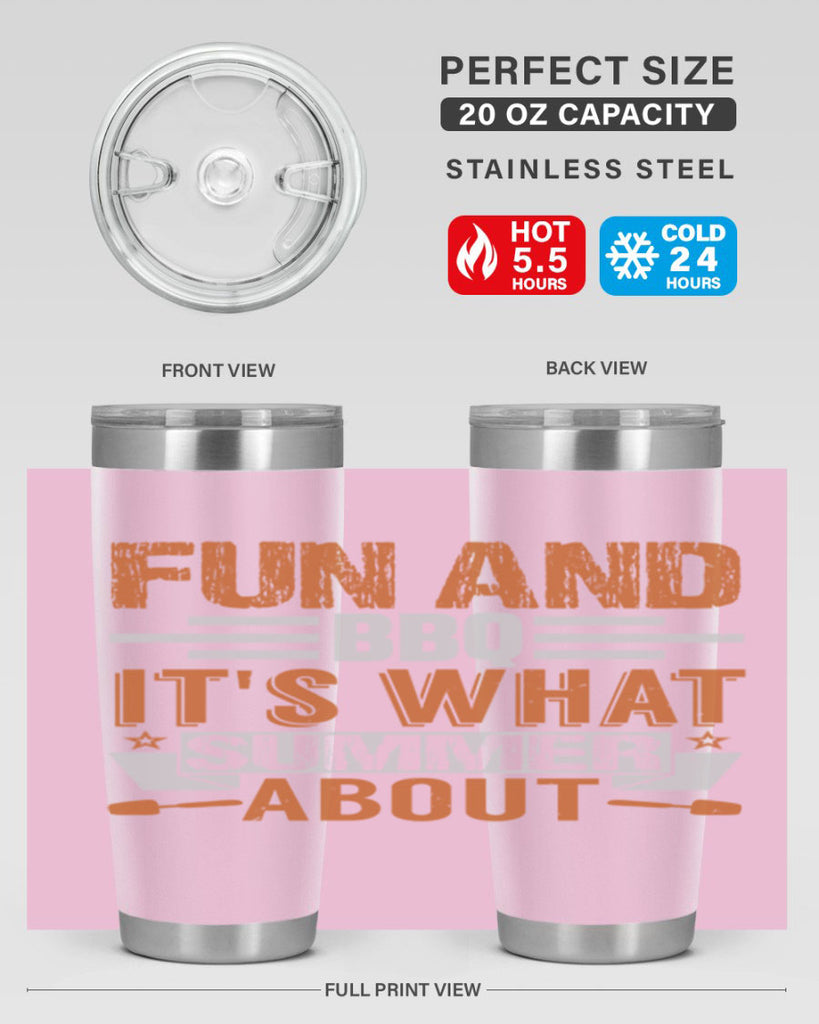 fun and bbq 44#- bbq- Tumbler