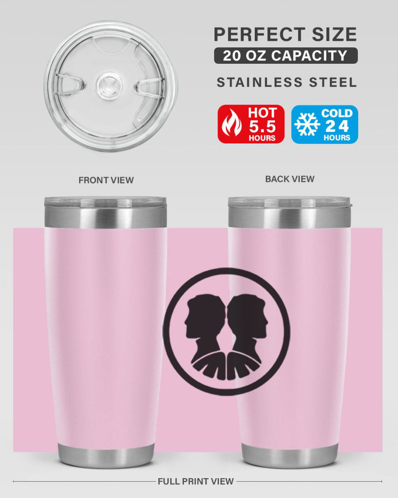 gemini 238#- zodiac- Tumbler