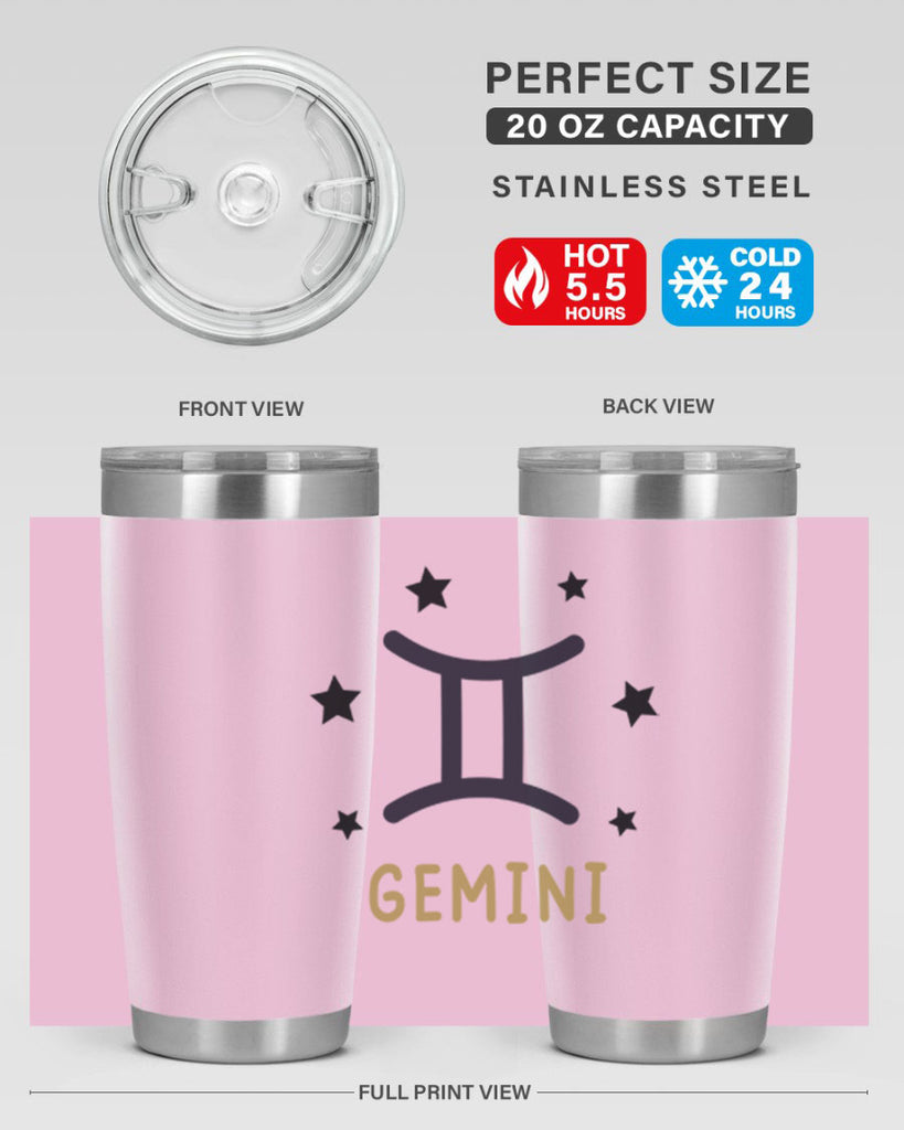 gemini 241#- zodiac- Tumbler