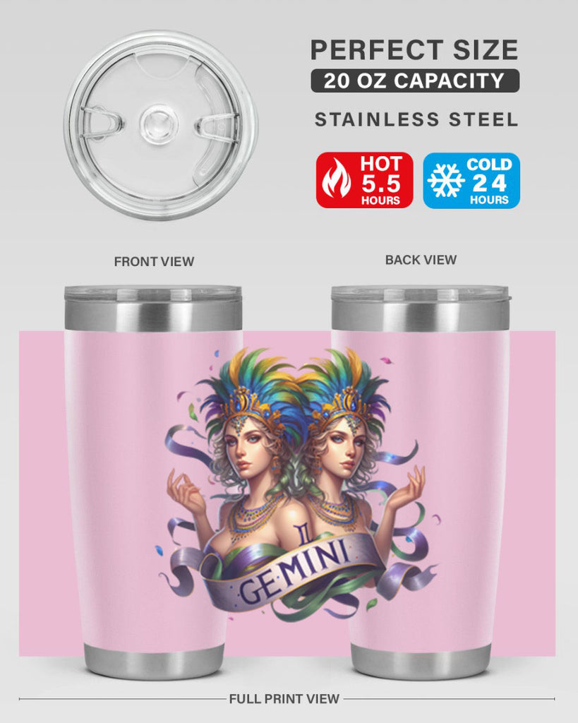 gemini 243#- zodiac- Tumbler