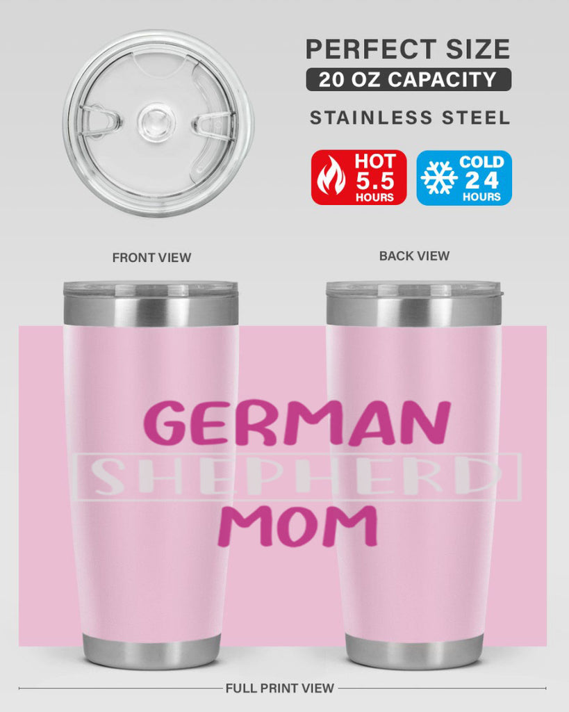 german shepherd mom 178#- mom- Tumbler