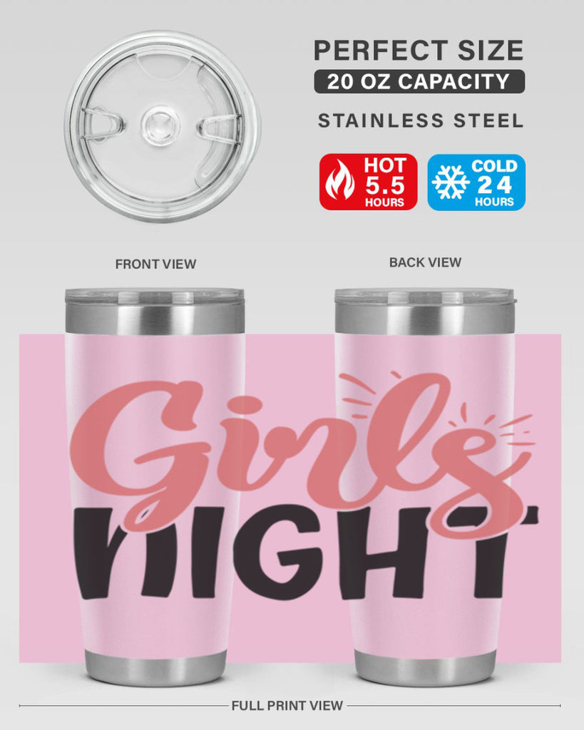 girls night Style 53#- Best Friend- Tumbler