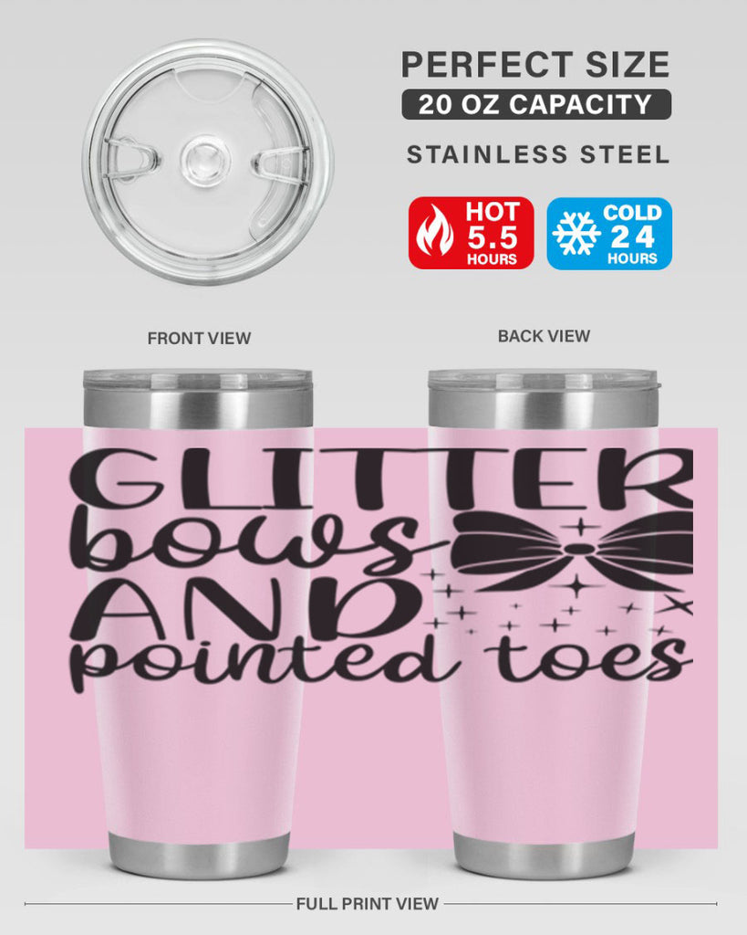 glitter bows and pointed toes44#- ballet- Tumbler