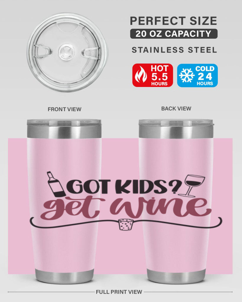 got kids get wine 53#- wine- Tumbler