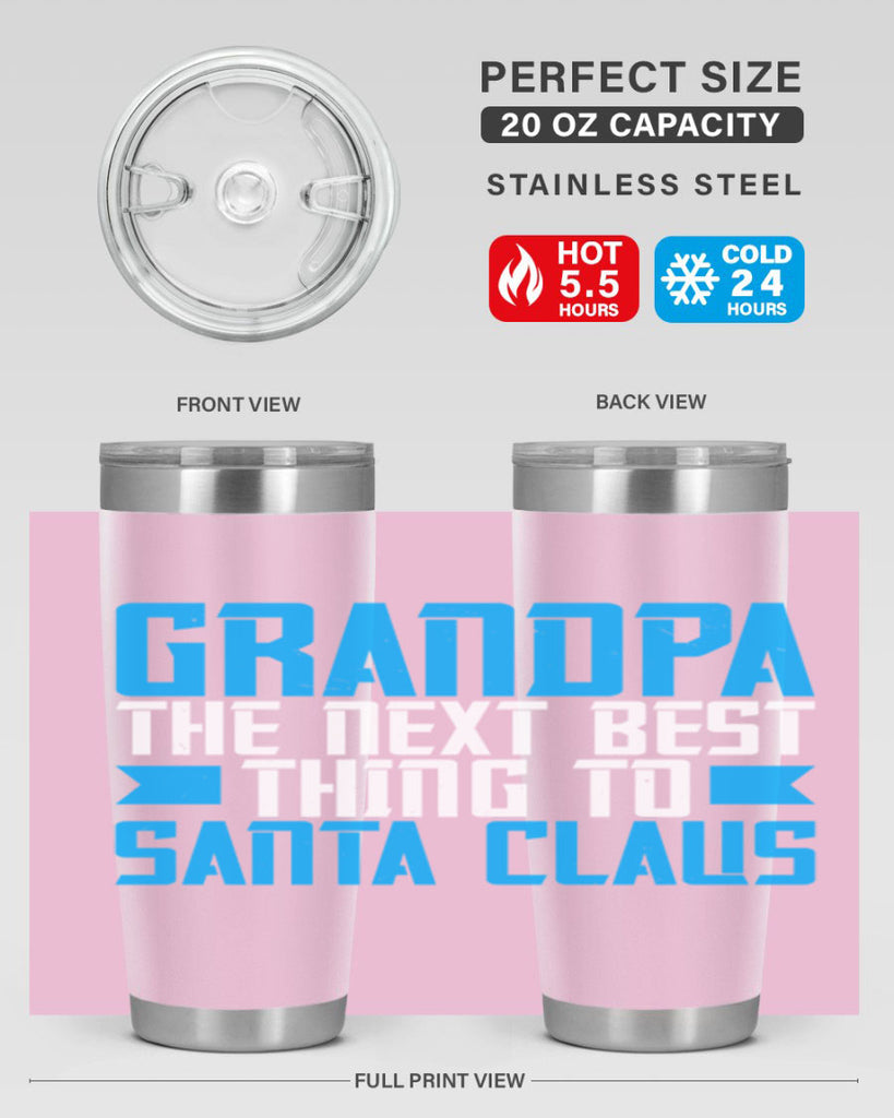 grandpa Santa Claus 109#- grandpa - papa- Tumbler