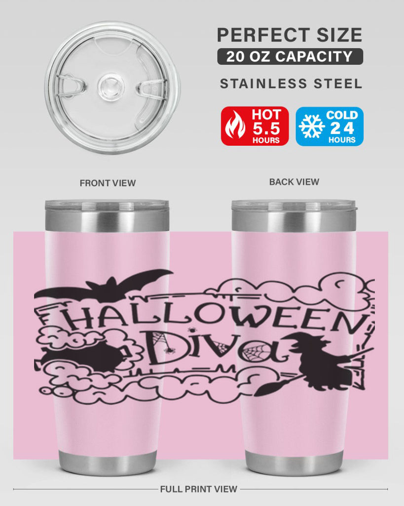 halloween diva 74#- halloween- Tumbler