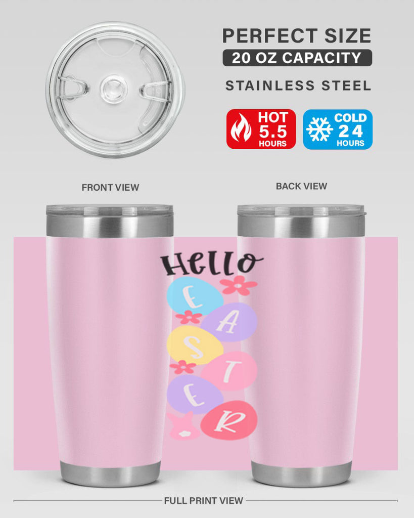 hello easter 32#- easter- Tumbler