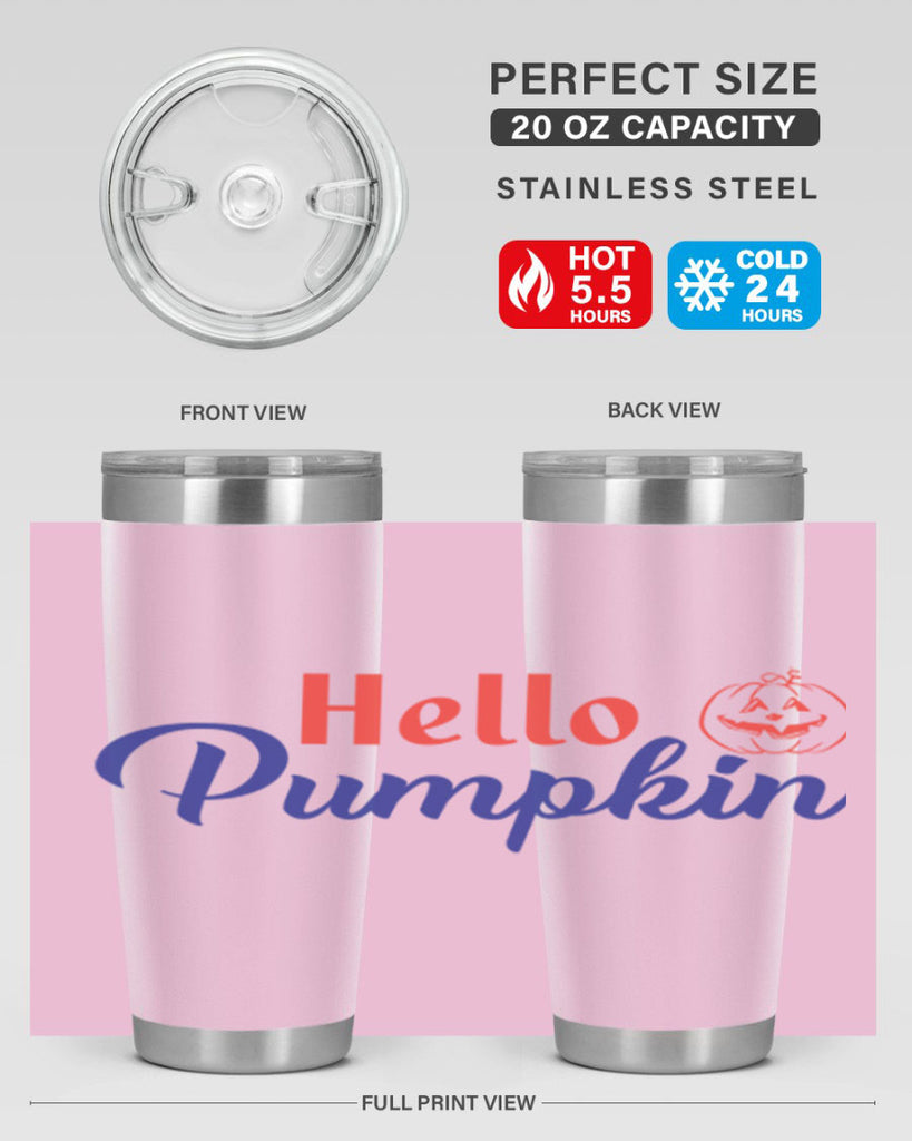 hello pumpkin 288#- fall- Tumbler