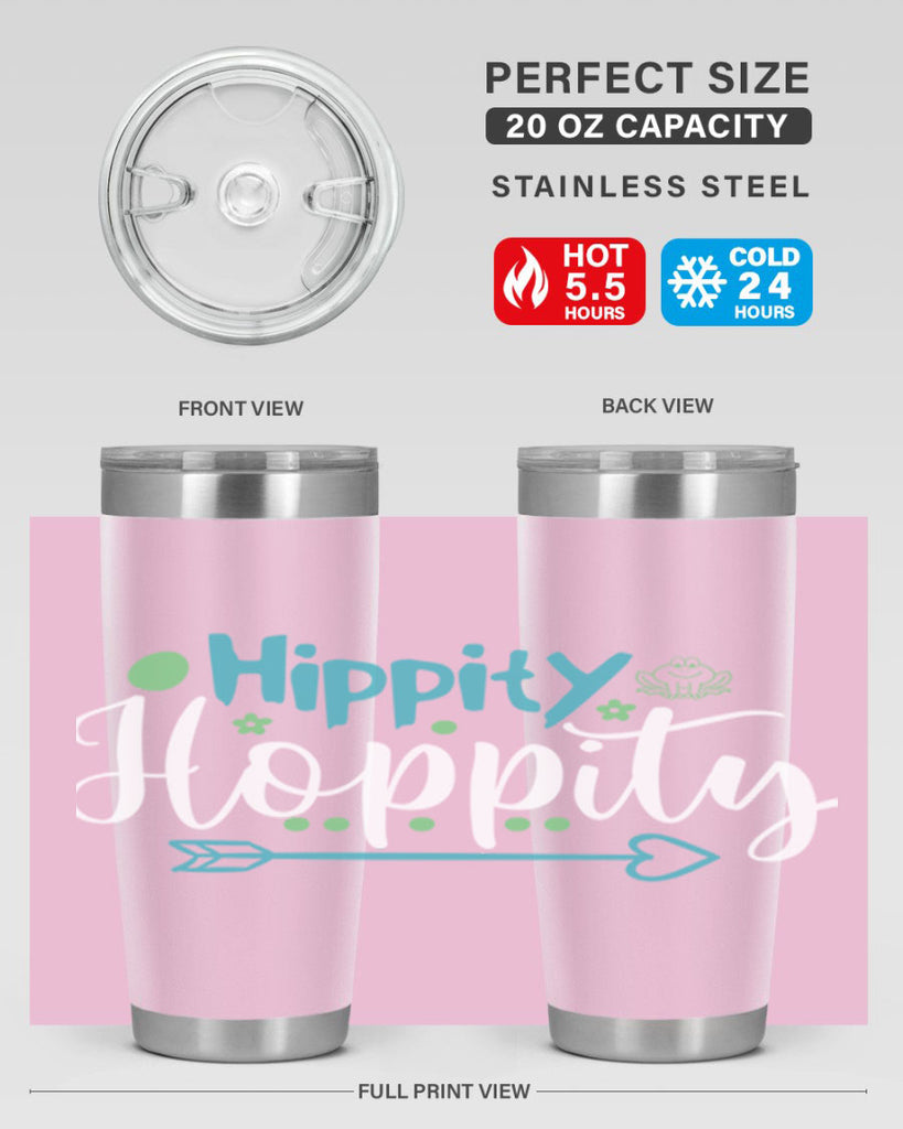 hippity hoppity 75#- easter- Tumbler