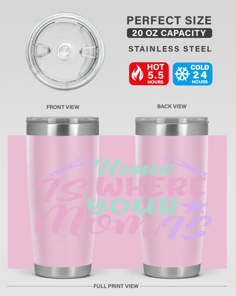 home is where your mom is 37#- home- Tumbler