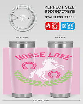 horse love Style 50#- horse- Tumbler