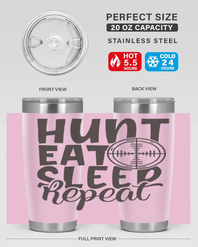 hunt eat sleep repeat 11#- hunting- Tumbler