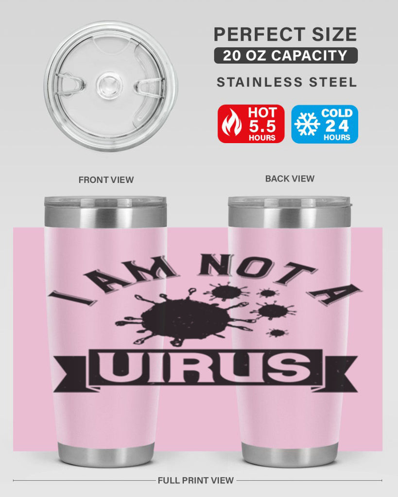 i am not a virus Style 35#- corona virus- Cotton Tank