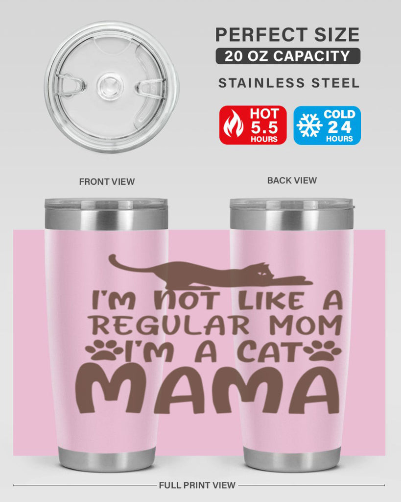 im not like a regular mom im a cat mama 256#- mom- Tumbler