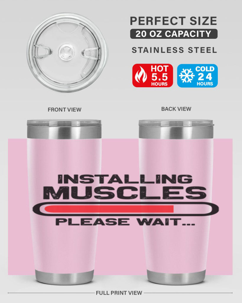 installing muscles please wait 7#- gym- Tumbler